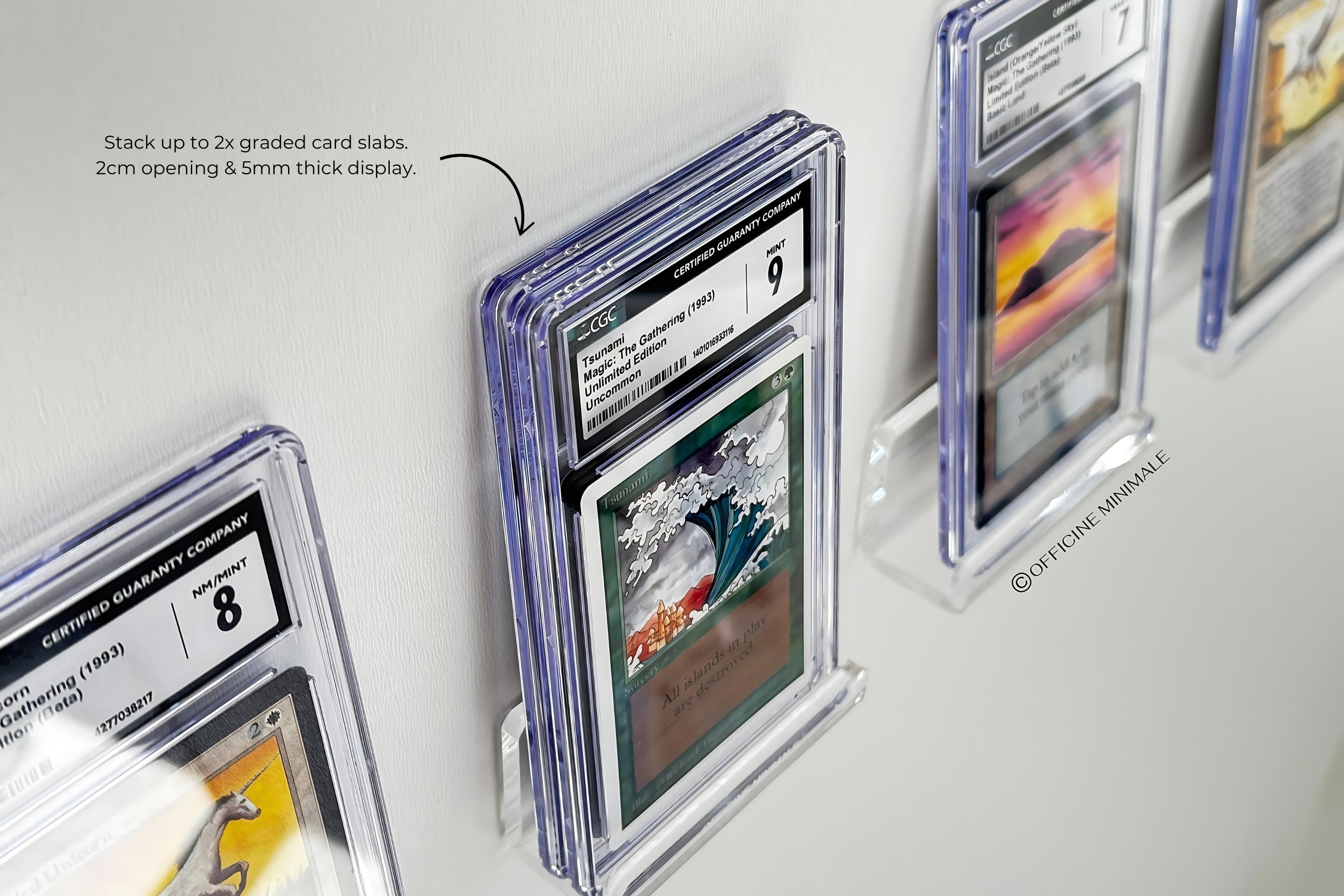 Premium Trading Card Wall Mount Display Ghost Mounts Premium Trading Card Wall Mount Display Ghost Mounts